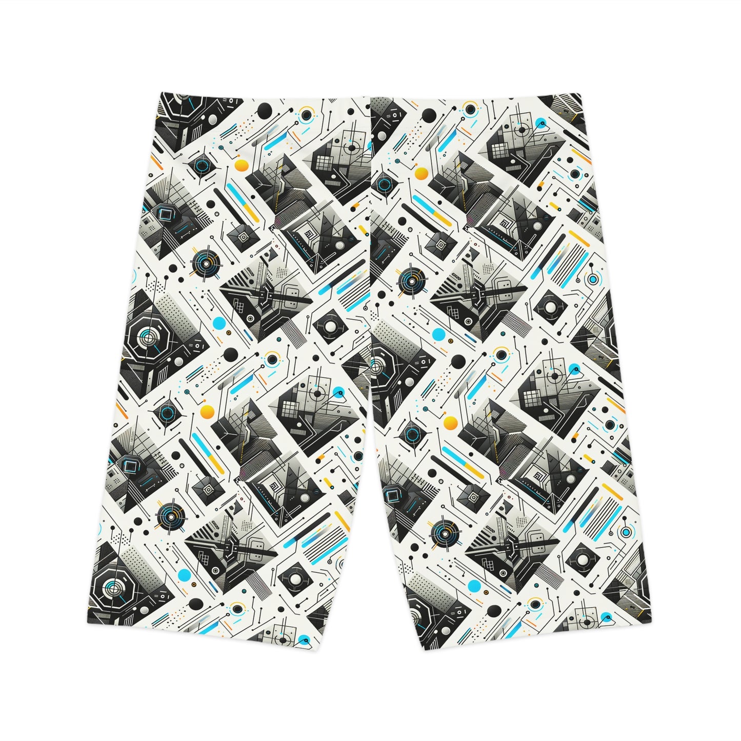 Tech Minimalism Minimalist Tech Women's Bike Shorts - 8404 Design-47