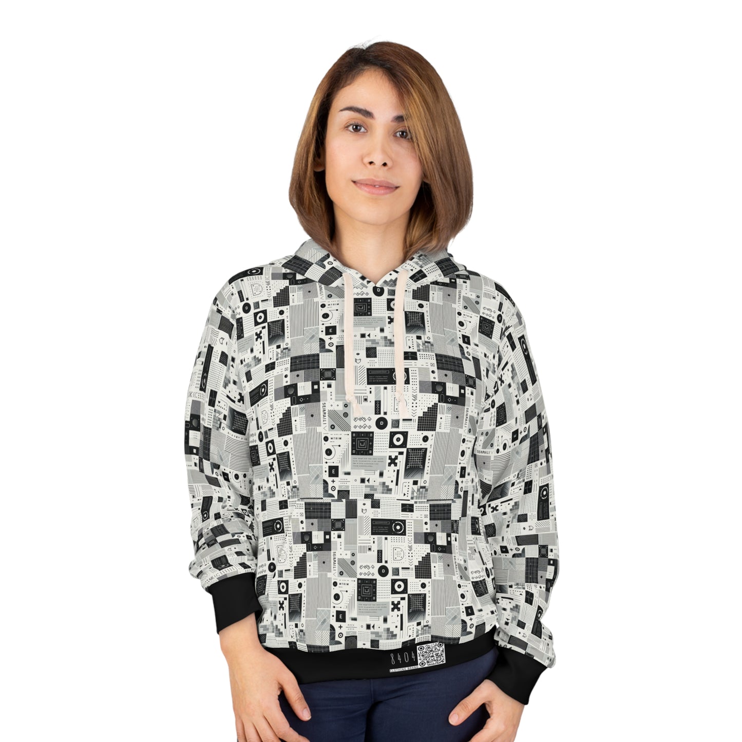 Digital Minimalism Minimalist Tech Pullover Hoodie - 8404 Design-50