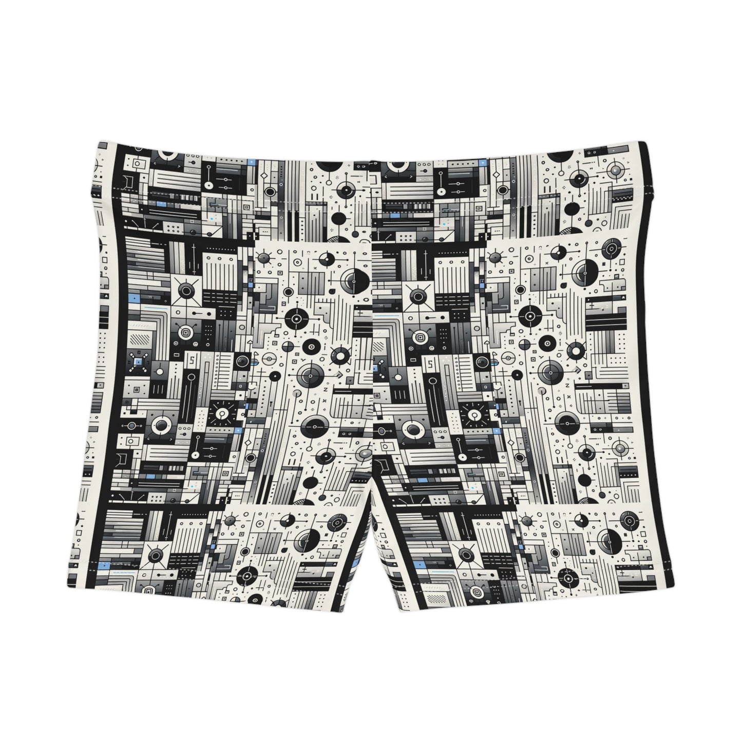 Digital Minimalism Minimalist Tech Women's Shorts - 8404 Design-66