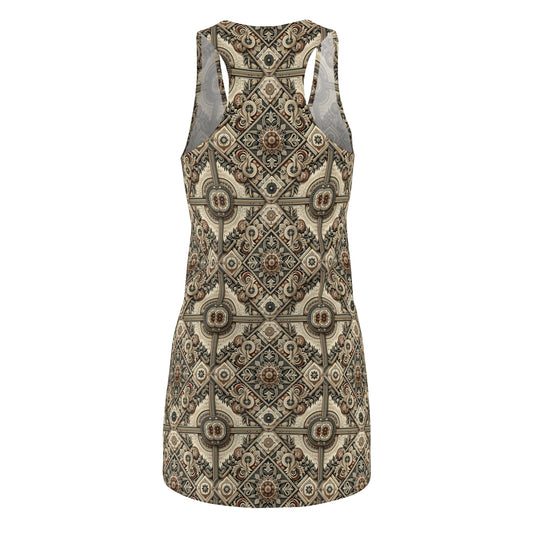 Graphic Workwear Capsule Artisanal Workwear Fusion Women's Cut & Sew Racerback Dress - 8404 Design-61
