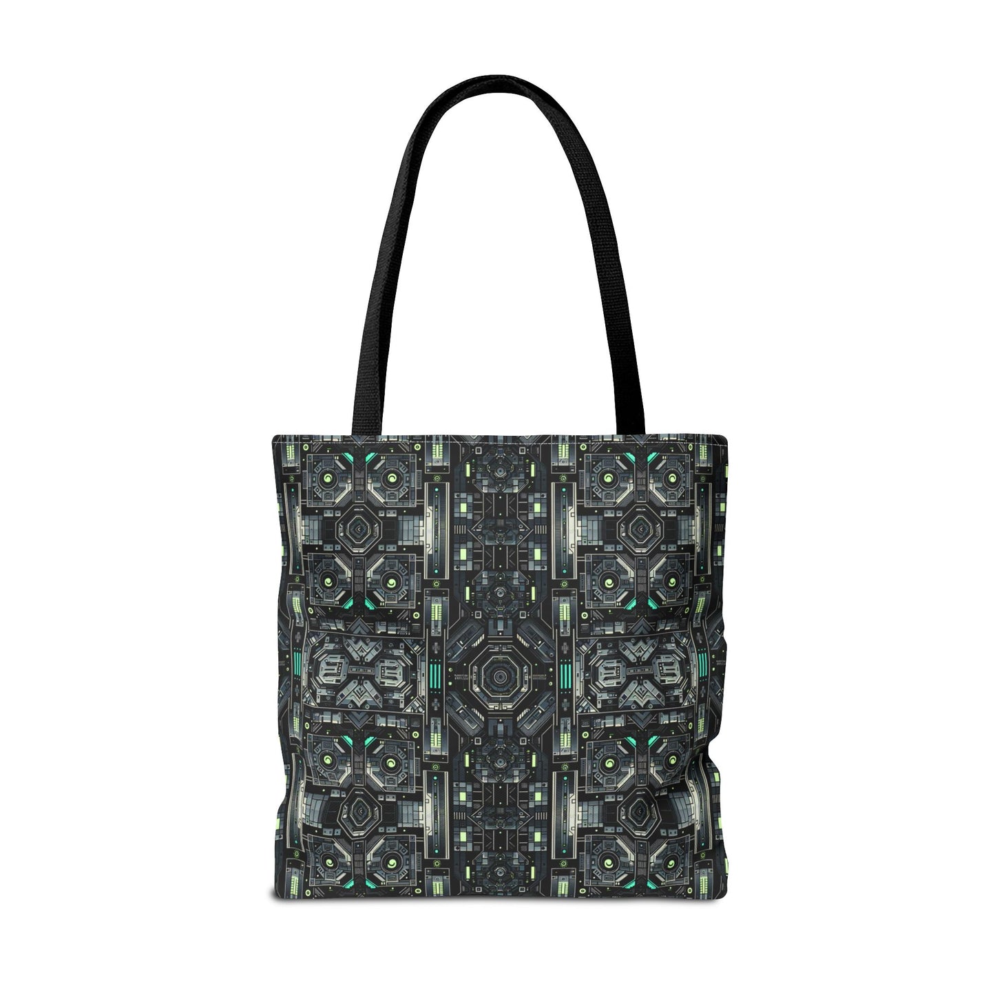 Tech Noir Tech-Forward Minimalism Tote Bag - 8404 Design-52