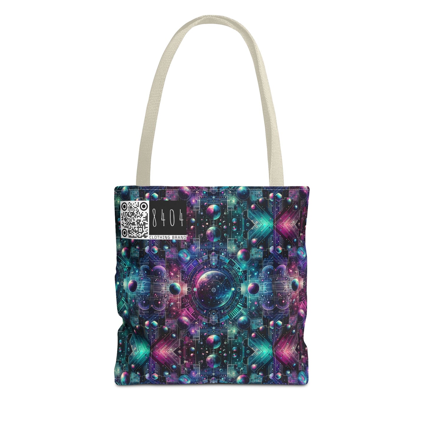 Galactic Hues Tech-Forward Cosmic Fusion Tote Bag - 8404 Design-59