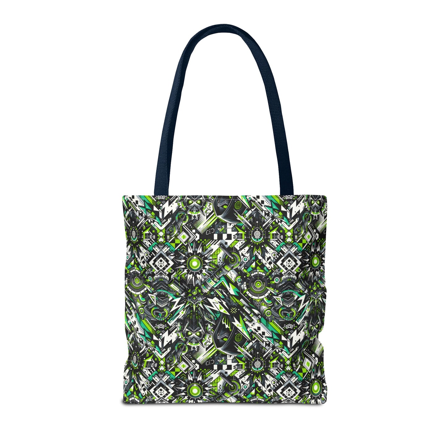 Graffiti Tech Fusion Bold Streetwear Fusion Tote Bag - 8404 Design-50