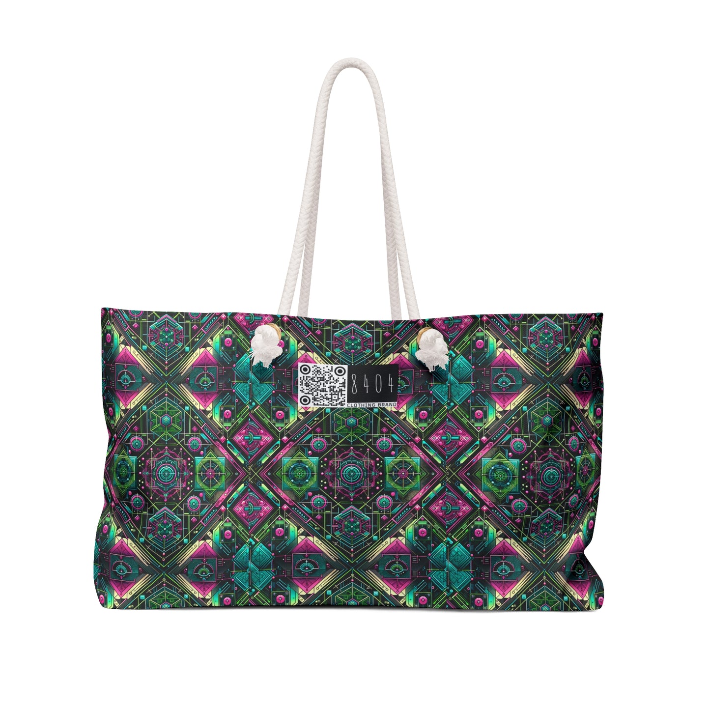 Tech-Infused Graphics Tech-Forward Streetwear Weekender Bag - 8404 Design-45