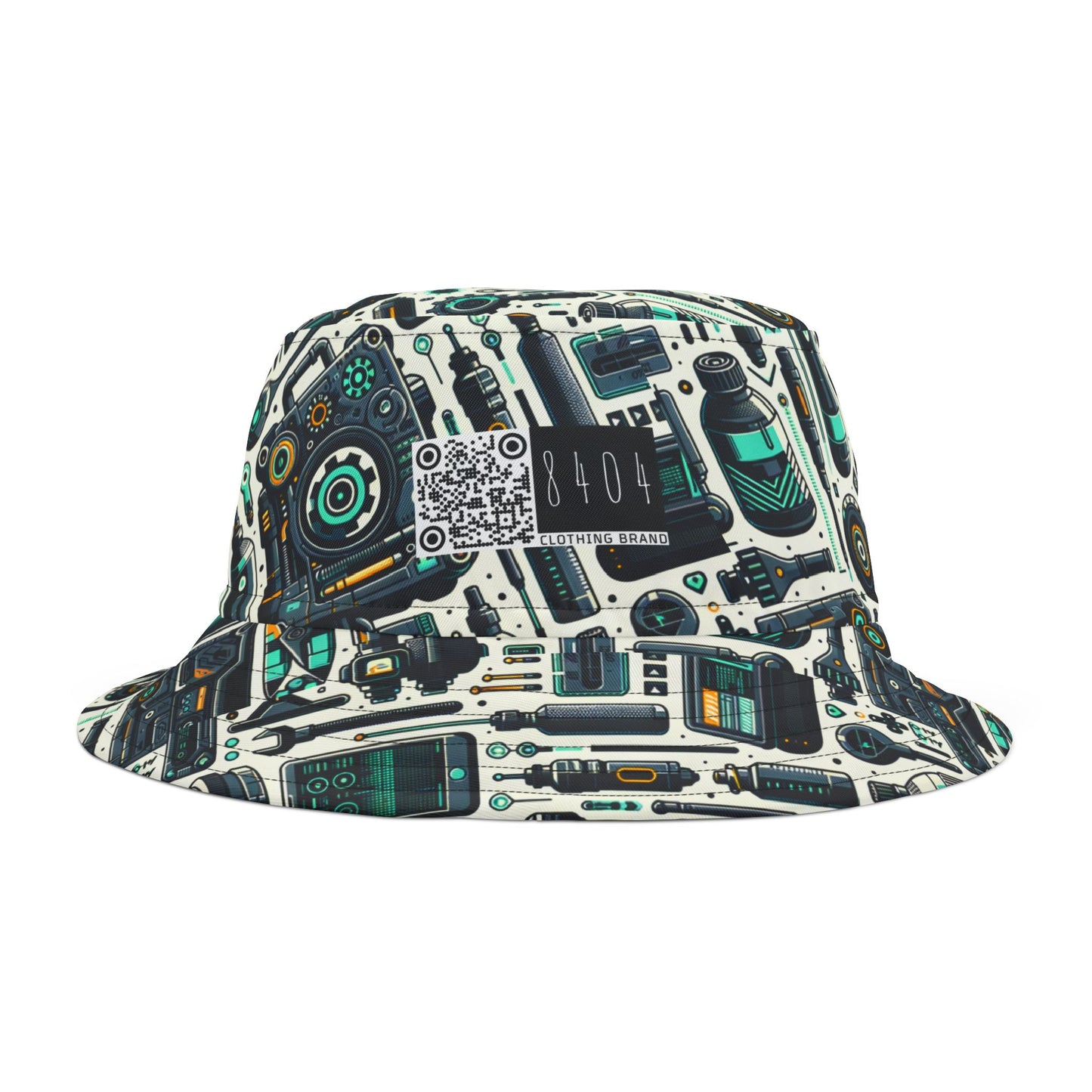 Tech Utility Fusion Modern Tech Streetwear Bucket Hat - 8404 Design-53