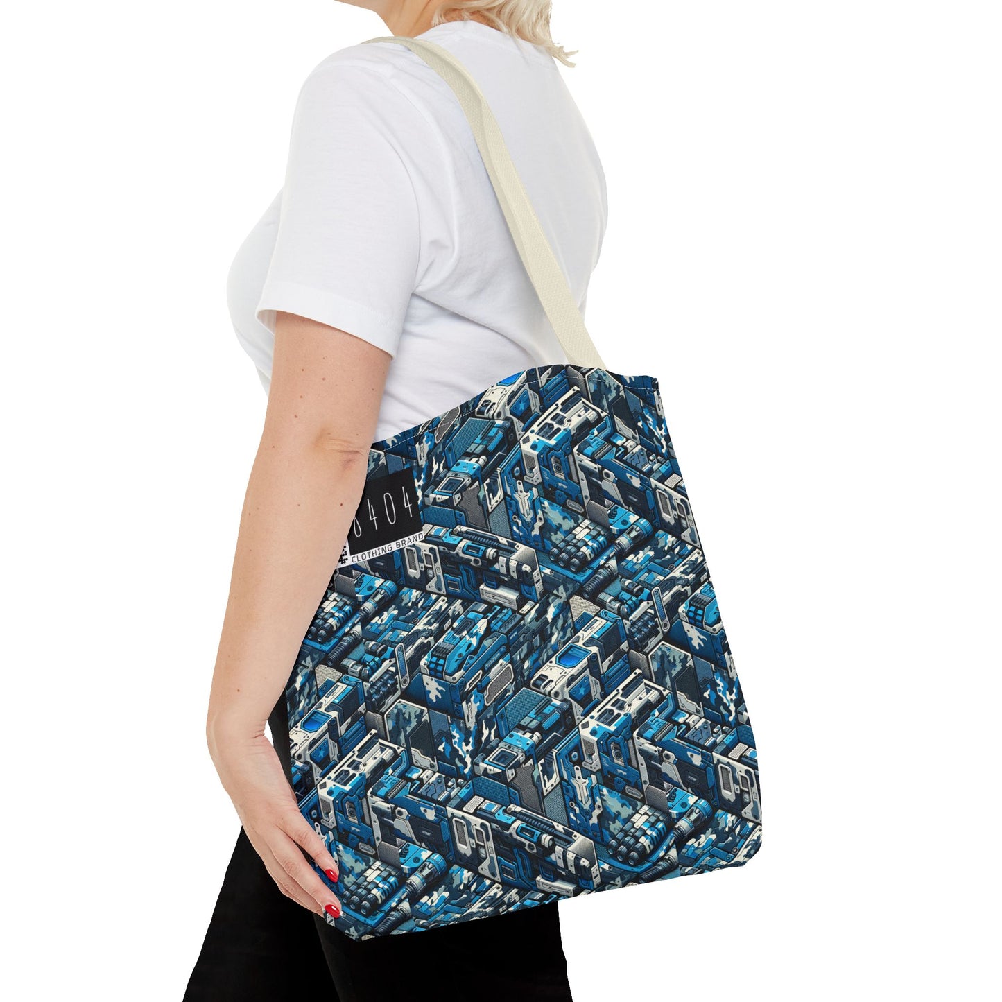 Tech Urban Camo Tech-Forward Streetwear With a Futuristic Military Edge Tote Bag - 8404 Design-51