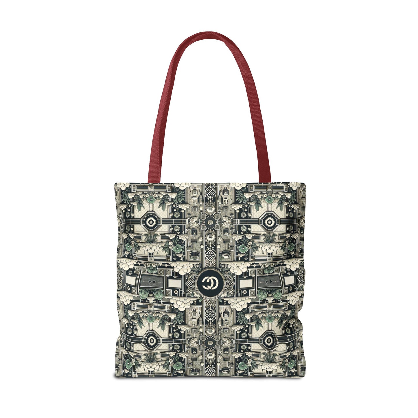 Cyber Garden Party Tech Garden Extravaganza Tote Bag - 8404 Design-54