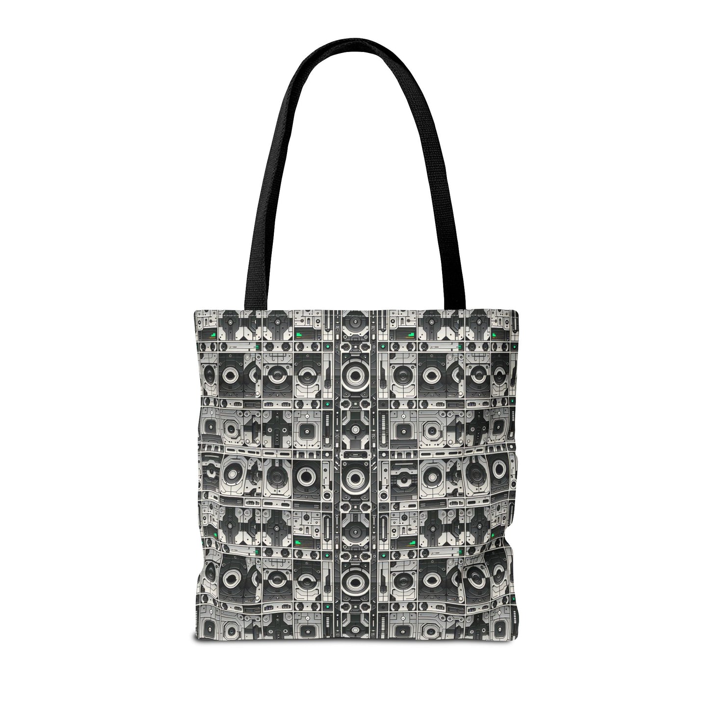 Tech Utility Aesthetics Tech-Forward Minimalism Tote Bag - 8404 Design-60