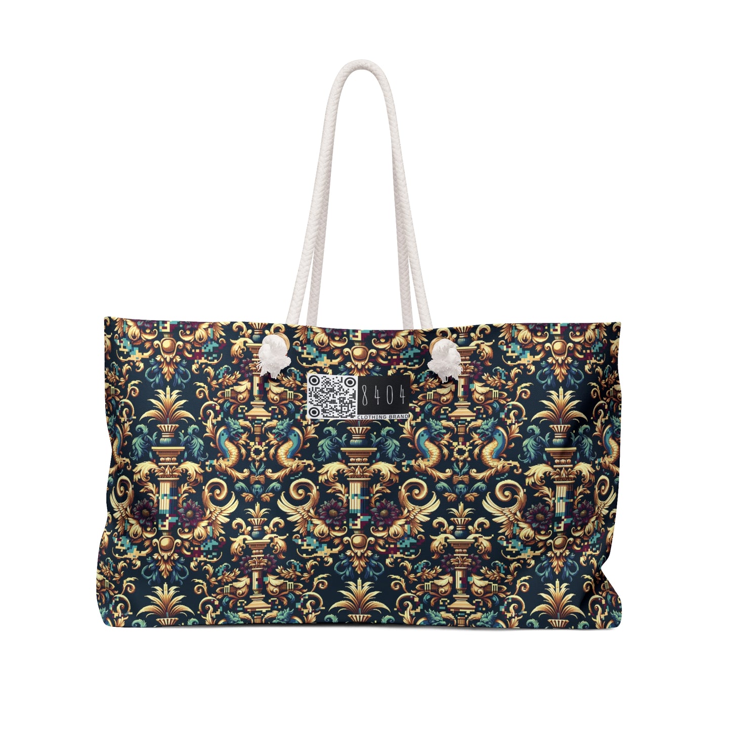 Digital Renaissance Modern Baroque Fusion Weekender Bag - 8404 Design-57