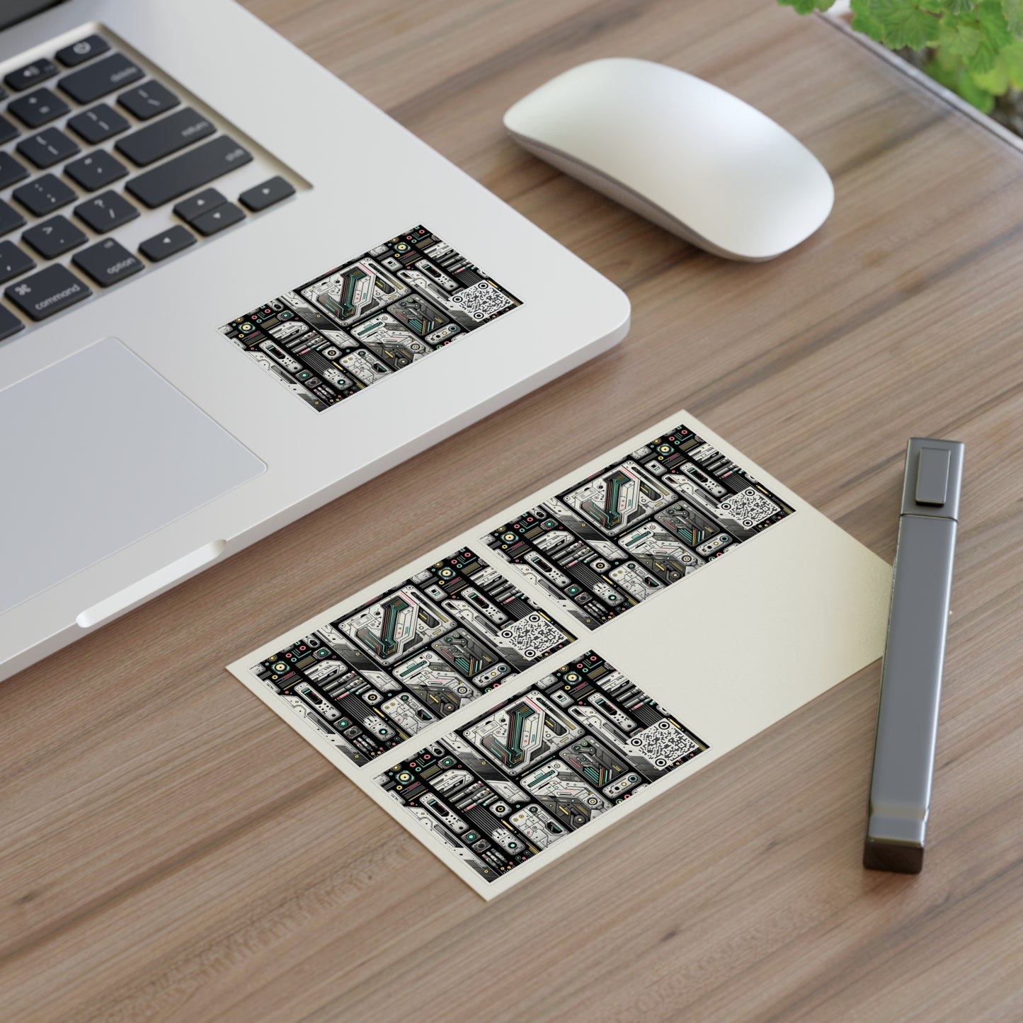 Tech Utility Gear Tech-Forward Minimalism Sticker Sheets - 8404 Design-45