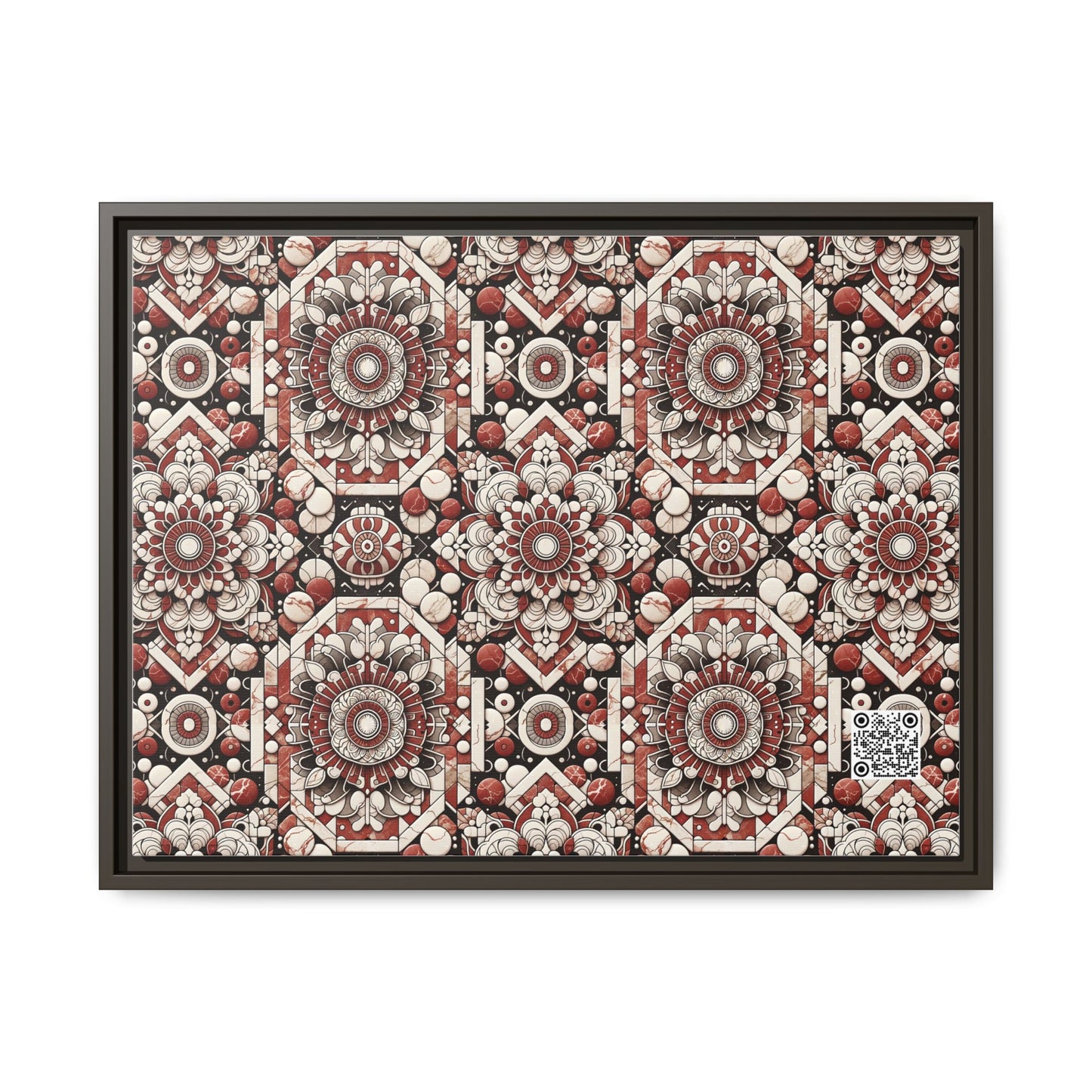 Neo Jomon Sculptural Aesthetics Artisanal Streetwear Matte Canvas, Framed (multi-Color) - 8404 Design-55 A
