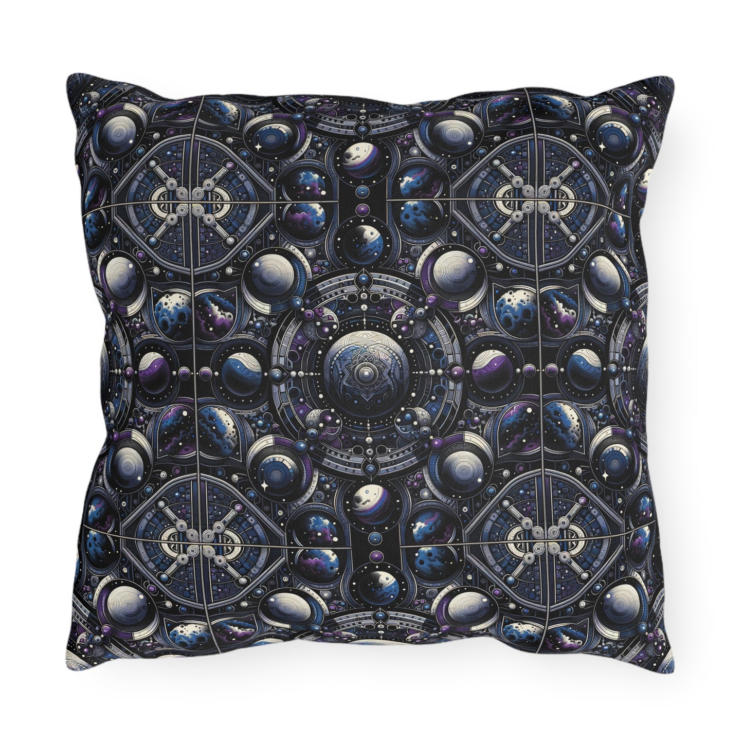 Tech Astronaut Tech-Forward Streetwear Meets Space Exploration Outdoor Pillow - 8404 Design-46