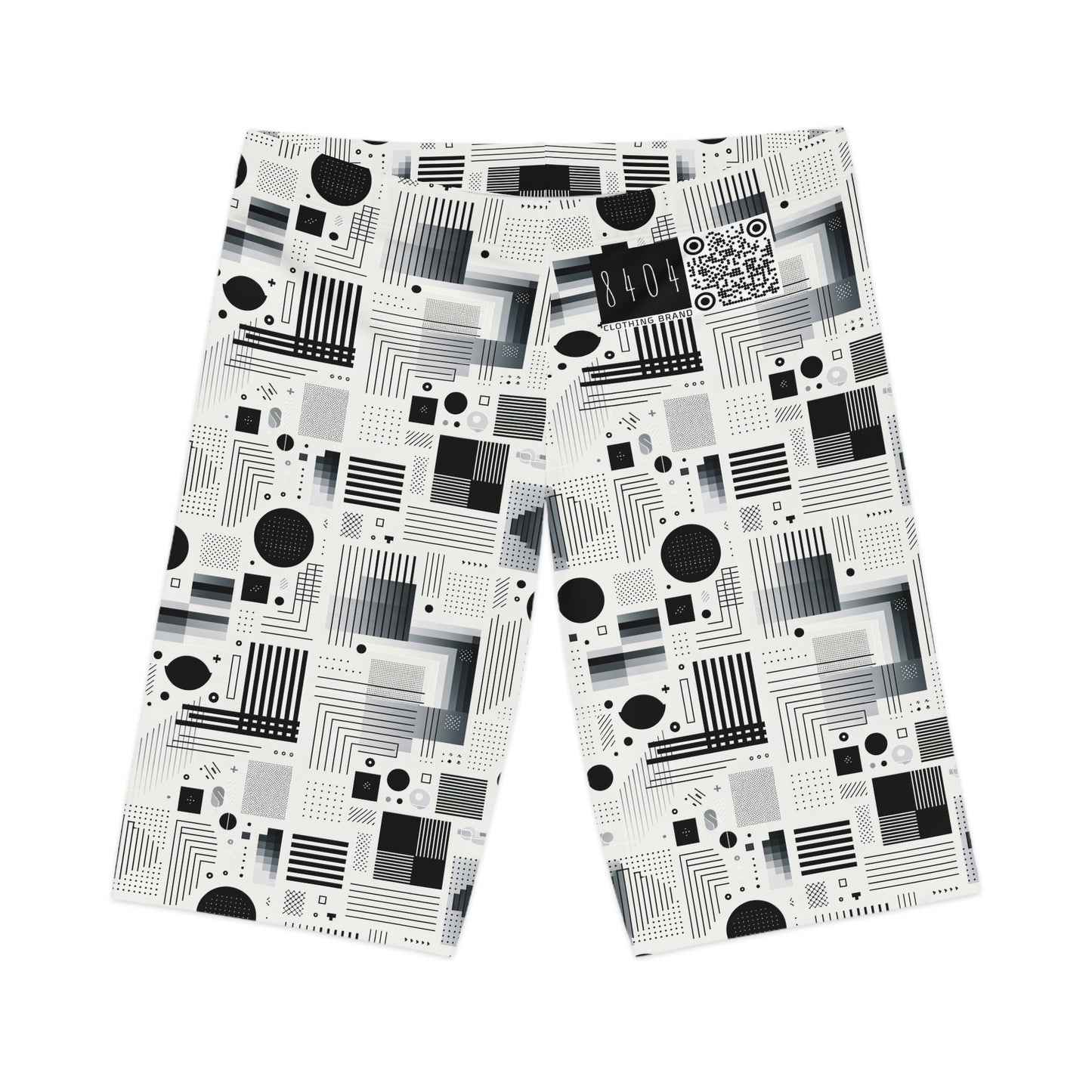 Digital Minimalism Minimalist Tech Women's Bike Shorts - 8404 Design-60