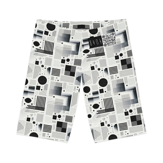 Digital Minimalism Minimalist Tech Women's Bike Shorts - 8404 Design-60