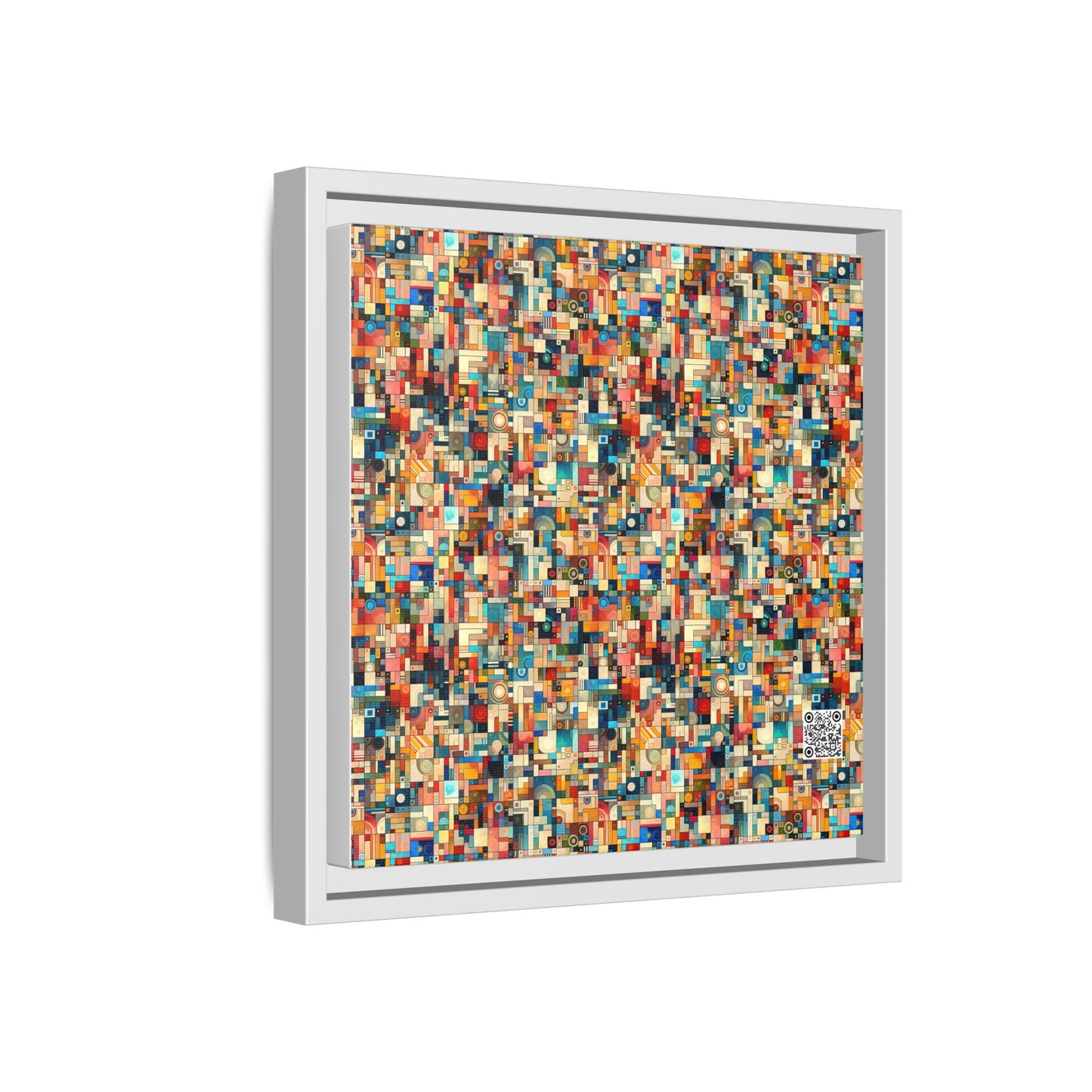 Digital Artistic Expression Artistic Streetwear Matte Canvas, Framed (multi-Color) - 8404 Design-46 B