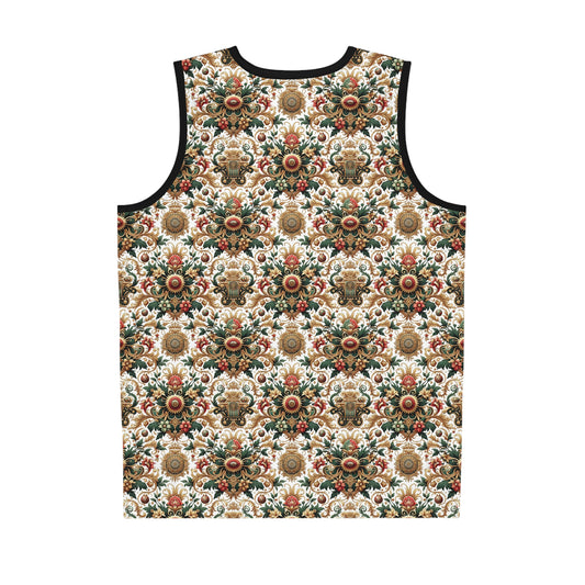 Monogram Madness Luxurious Streetwear Basketball Jersey - 8404 Design-68