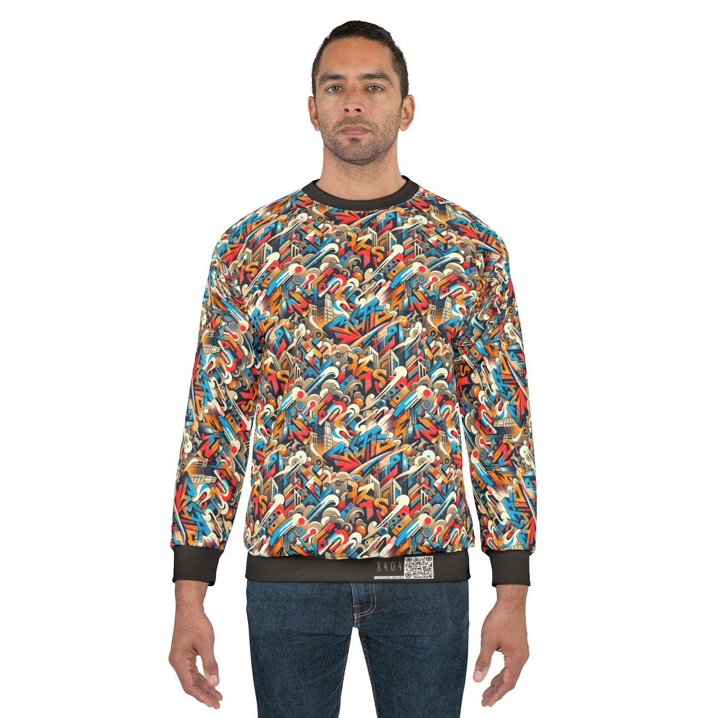 Neo-Traditional Street Art Modern Street Art Fusion Sweatshirt - 8404 Design-44