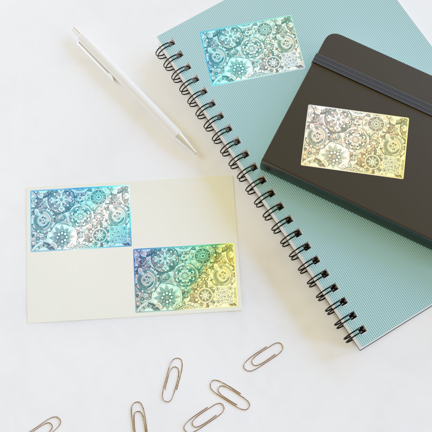 Cultural Artisanal Fusion Cultural Artisanal Streetwear Sticker Sheets - 8404 Design-61