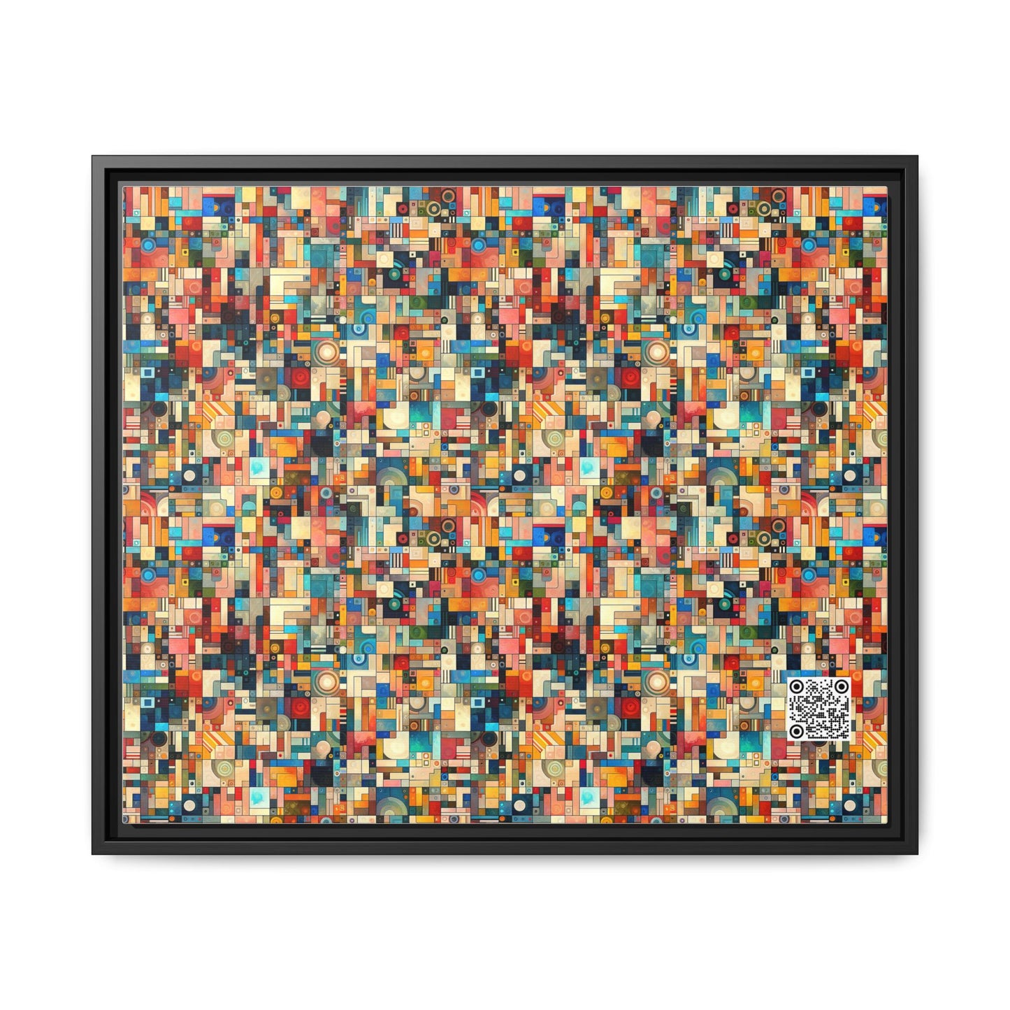Digital Artistic Expression Artistic Streetwear Matte Canvas, Framed (multi-Color) - 8404 Design-46 B