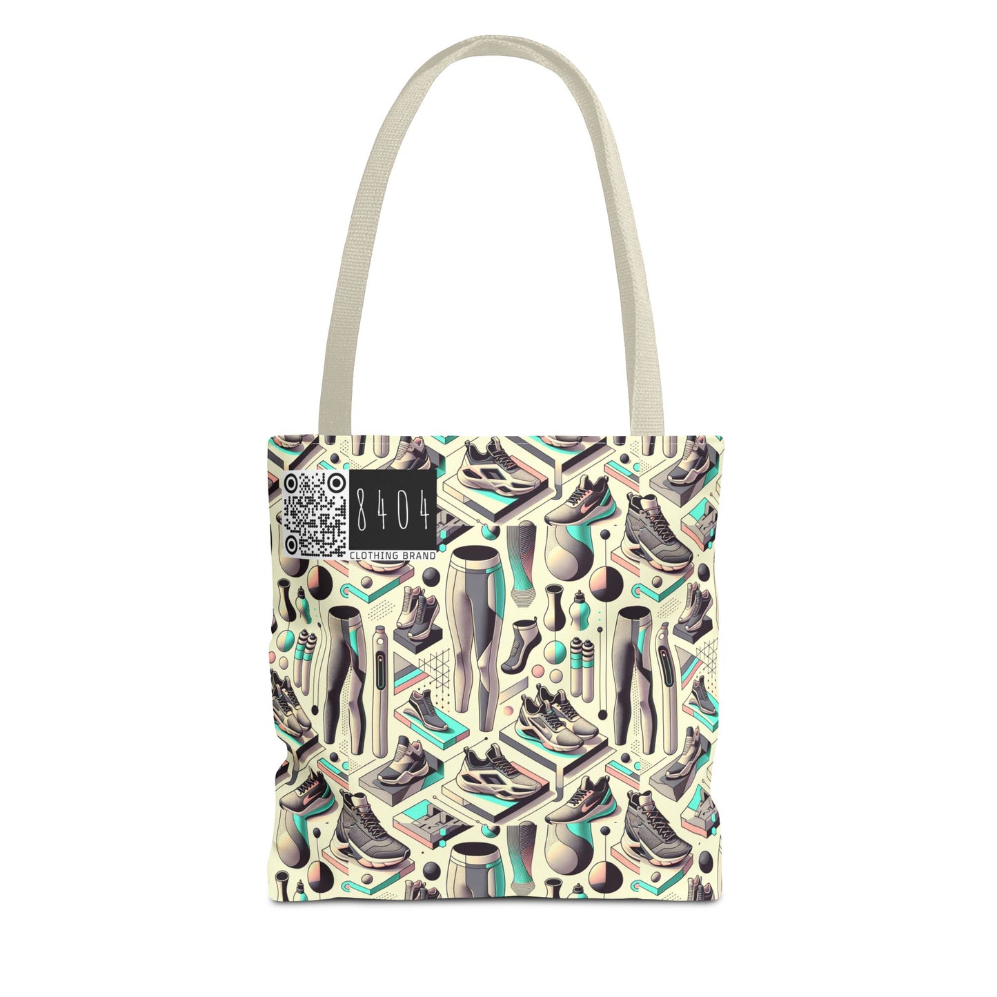 Tech-Infused Athleisure Futuristic Athletic Tech Tote Bag - 8404 Design-44