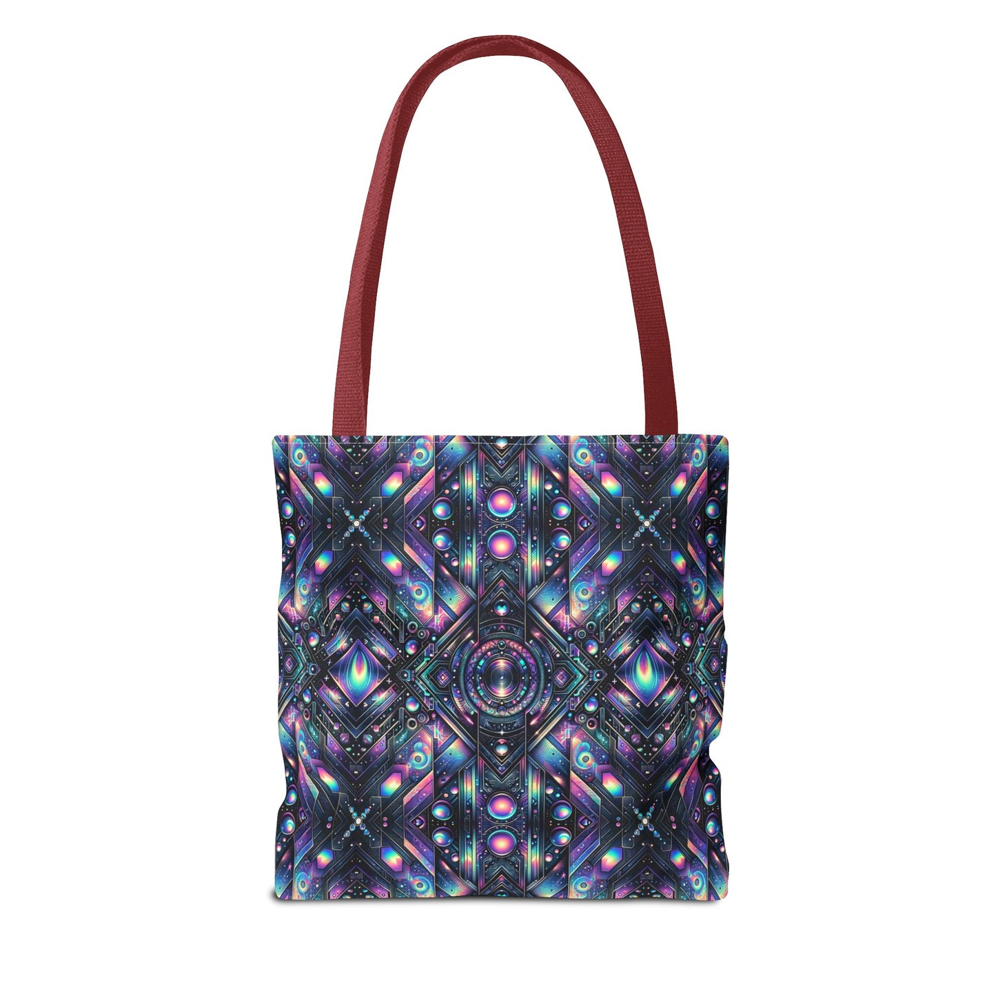 Galactic Hues Tech-Forward Cosmic Fusion Tote Bag - 8404 Design-58