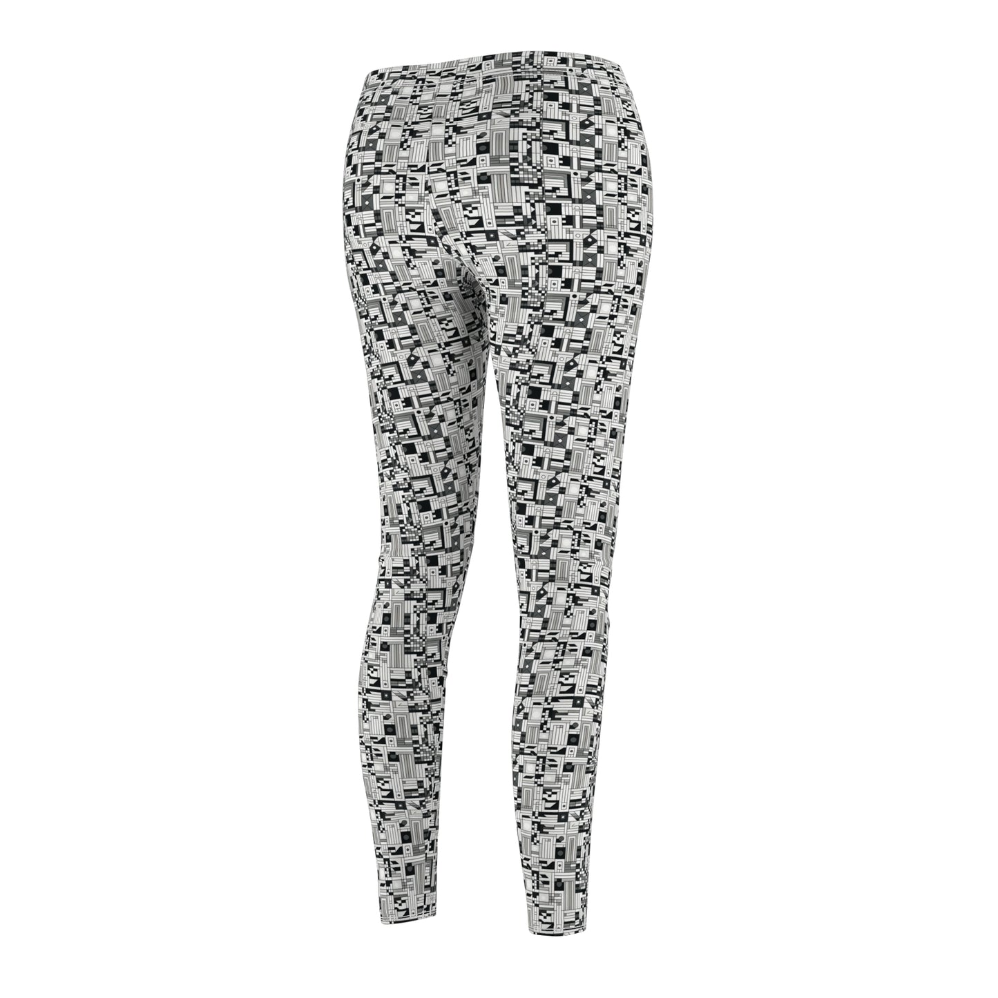 Digital Minimalism Minimalist Tech Women's Cut & Sew Casual Leggings - 8404 Design-43