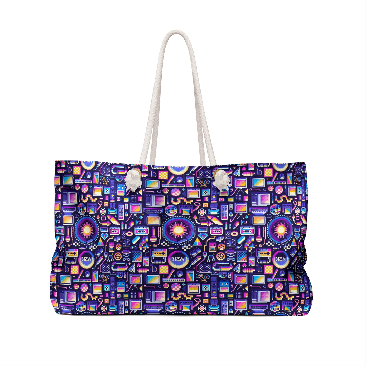Digital Nostalgia Modern Retro Fusion Weekender Bag - 8404 Design-64