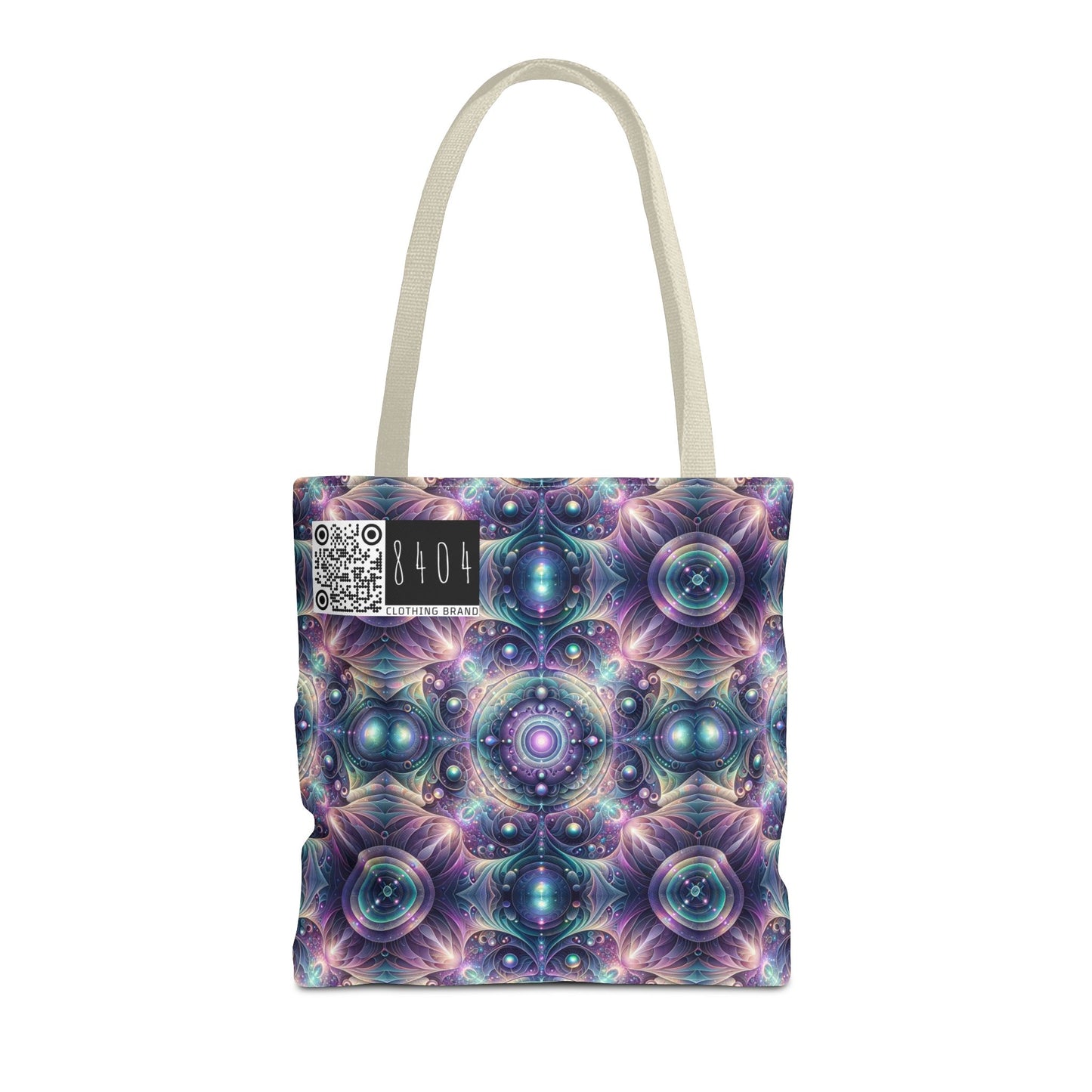 Iridescent Tech Fusion Tech-Forward Streetwear Tote Bag - 8404 Design-61