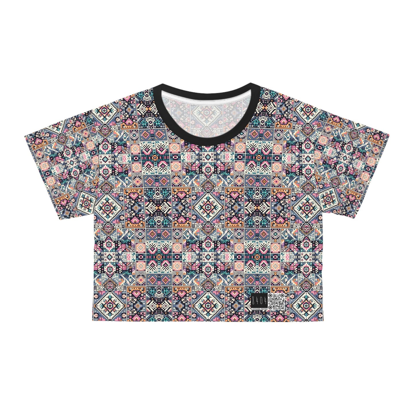 Digital Artisanal Fusion Digital Artisanal Crop Tee - 8404 Design-65