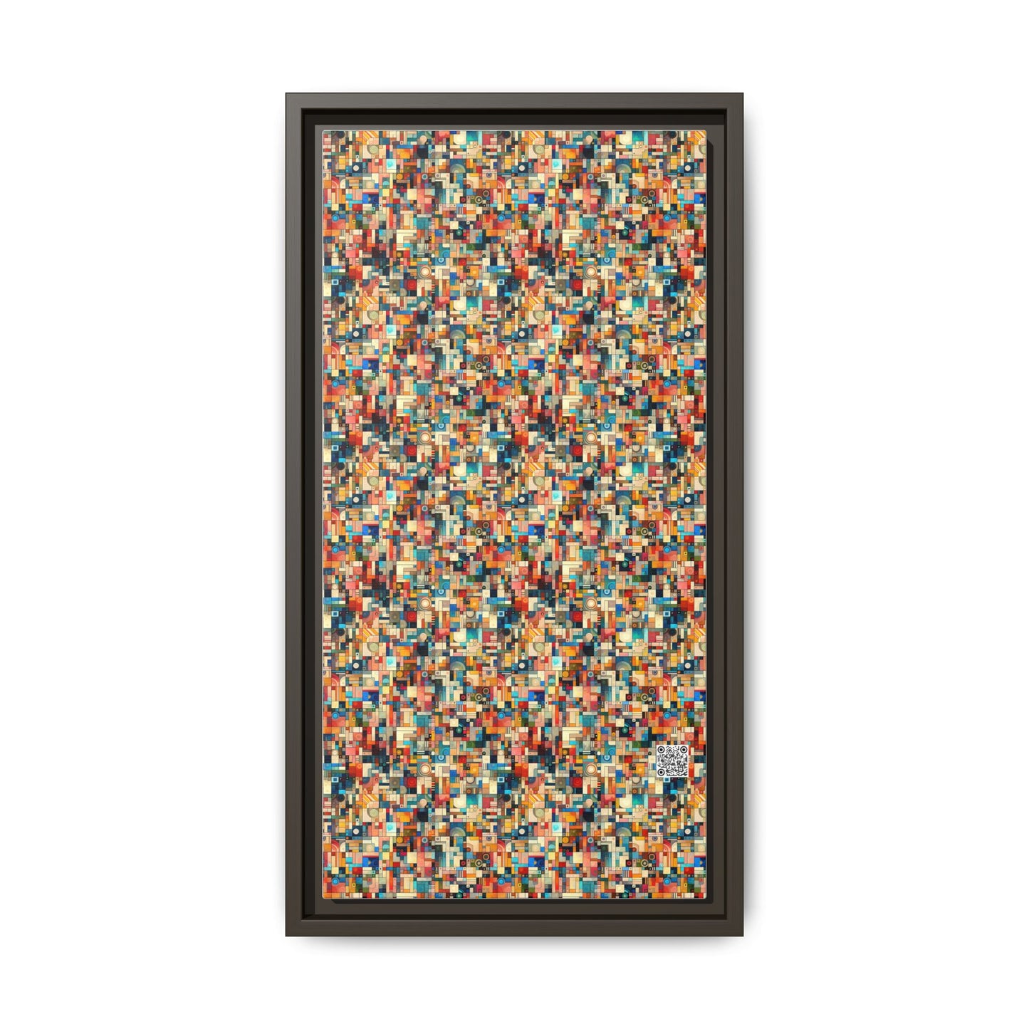 Digital Artistic Expression Artistic Streetwear Matte Canvas, Framed (multi-Color) - 8404 Design-46 B