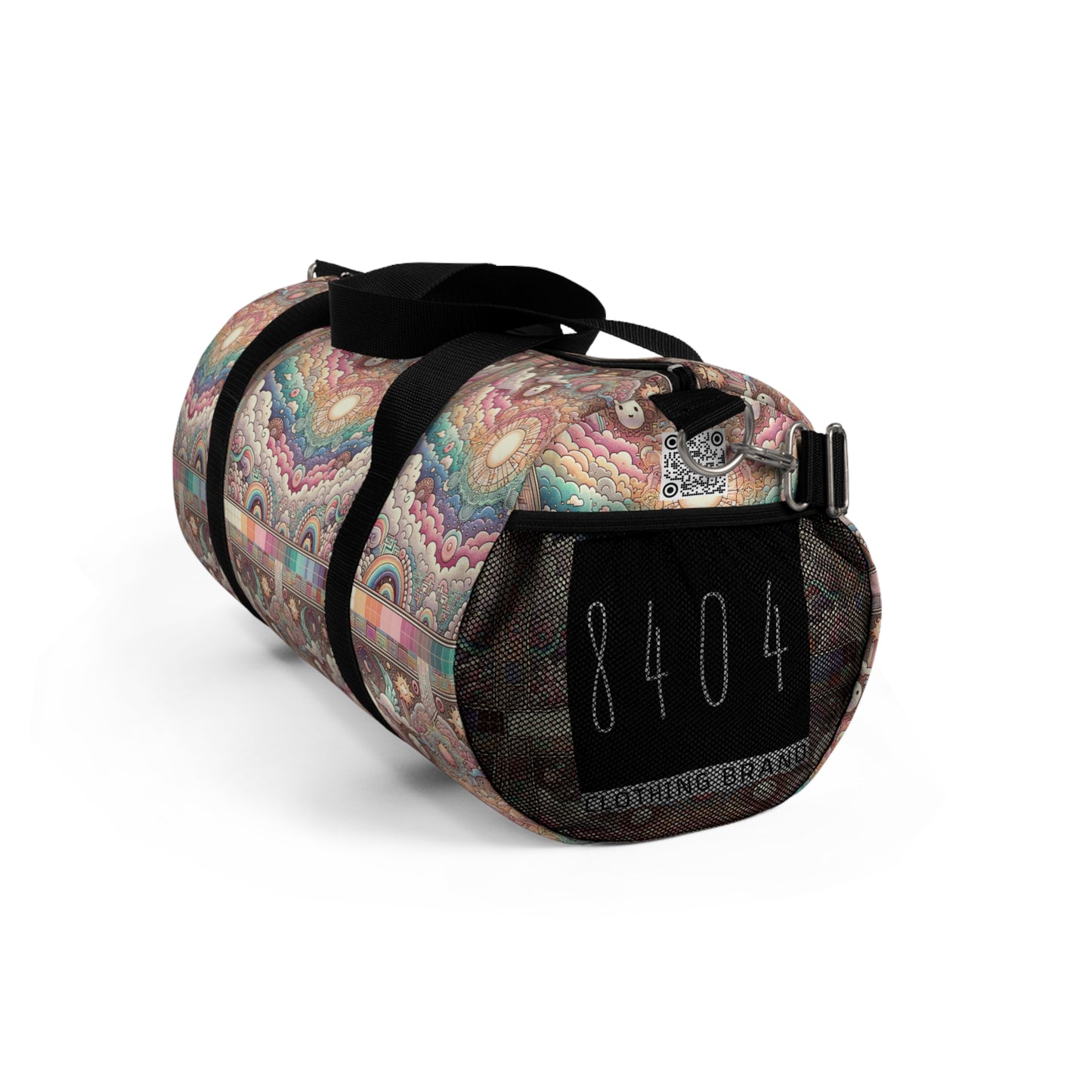 Digital Dreamland Whimsical and Nostalgic Streetwear With a Digital Twist Duffel Bag - 8404 Design-56