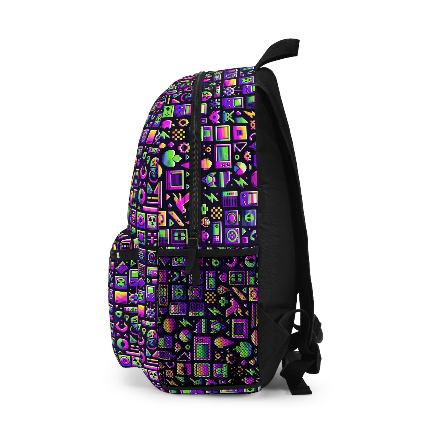 Digital Nostalgia Remix Modern Vintage Fusion Backpack - 8404 Design-49