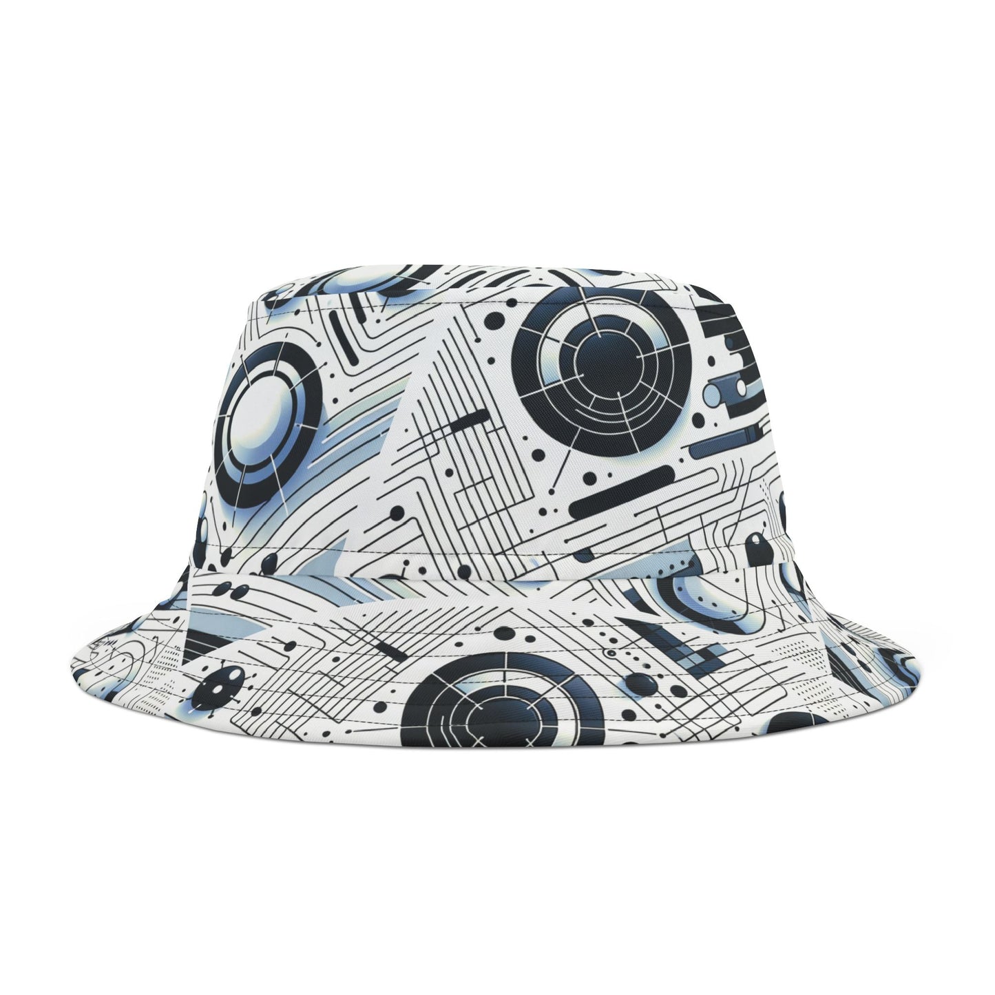 Tech Minimalism Minimalist Tech Bucket Hat - 8404 Design-70