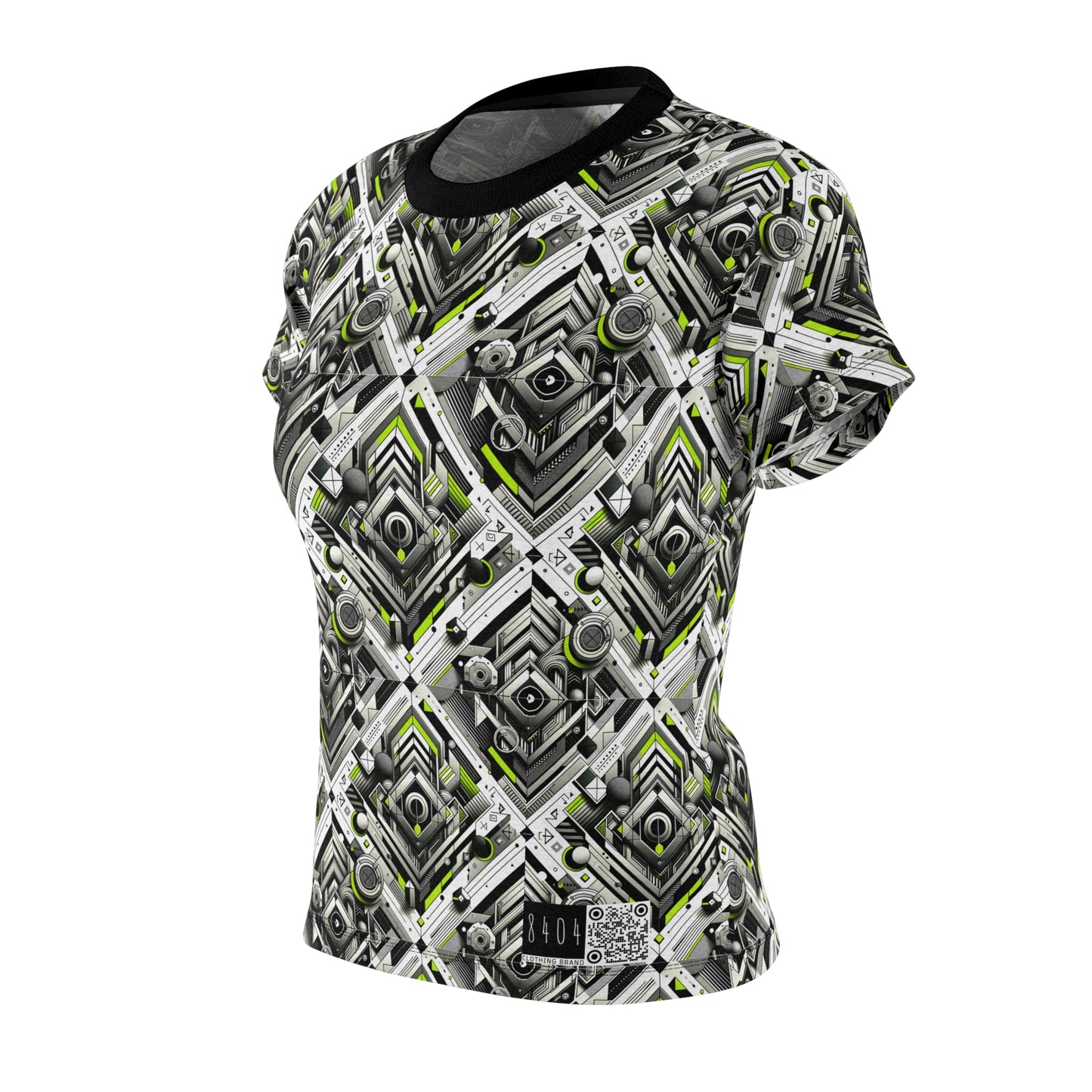 Elevated Sporty Tech Tech-Forward Streetwear Women's Cut & Sew Tee - 8404 Design-70