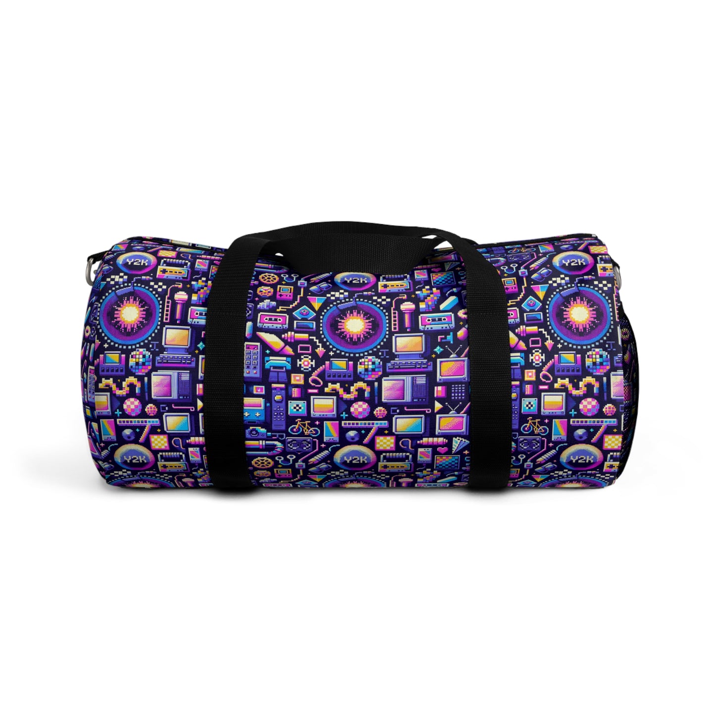 Digital Nostalgia Modern Retro Fusion Duffel Bag - 8404 Design-64