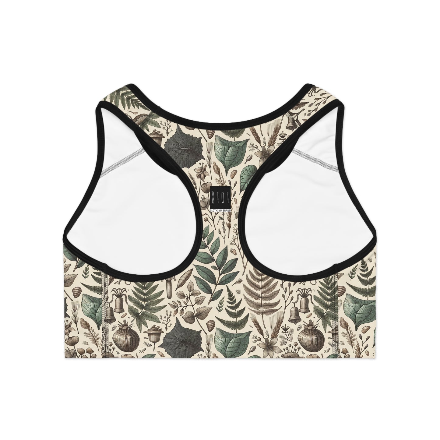 Sustainable Streetwear Modern Eco-Conscious Sports Bra - 8404 Design-57