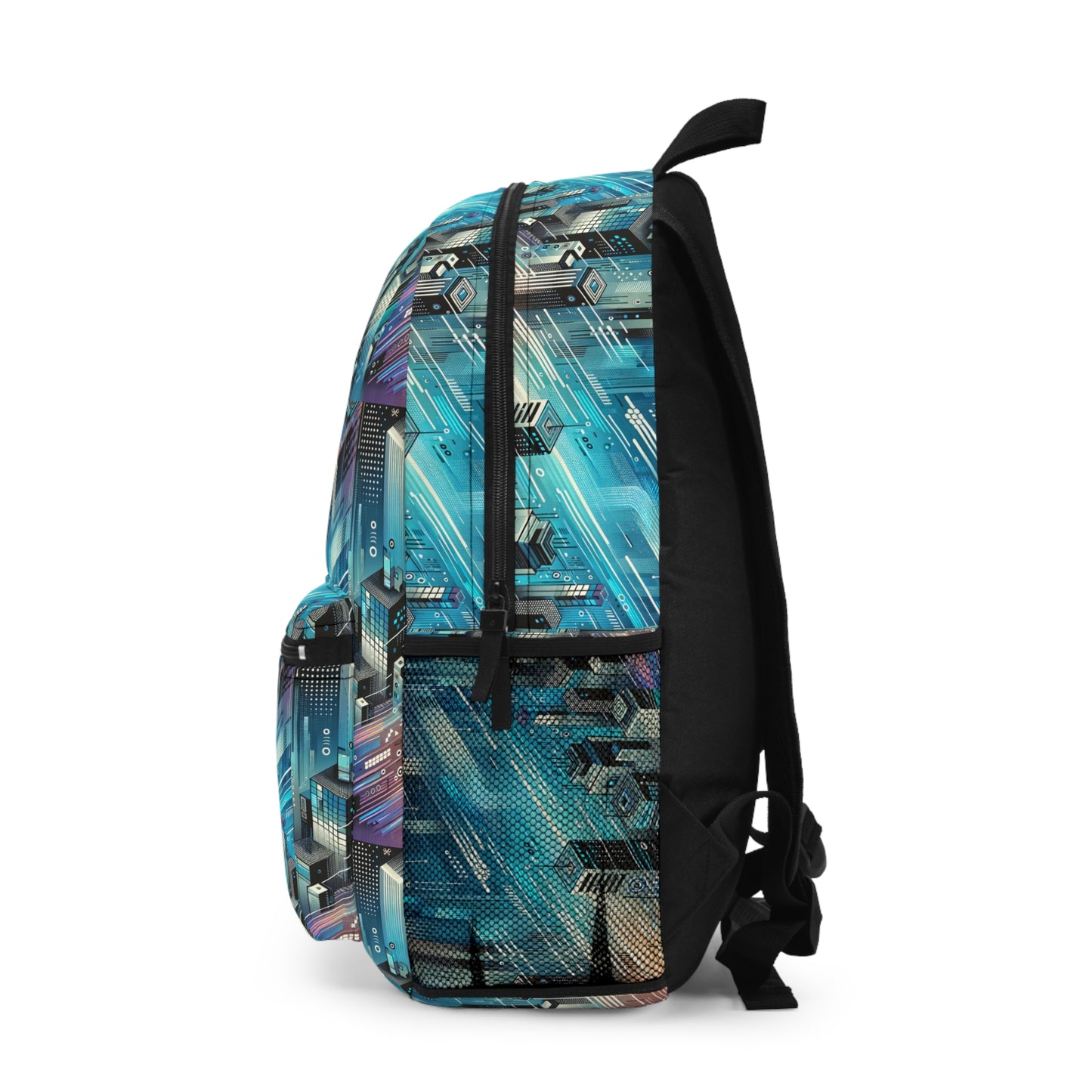 Digital Motion Futuristic Tech Backpack - 8404 Design-58
