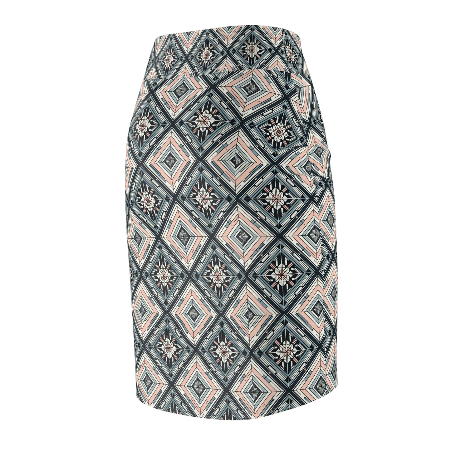 Tech Minimalism Minimalist Tech Women's Pencil Skirt - 8404 Design-60