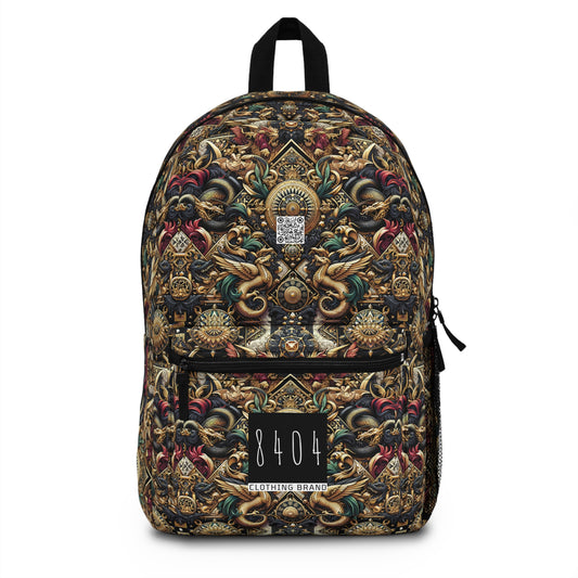 Digital Renaissance Luxurious Streetwear Inspired By Classical Art With a Modern Twist Backpack - 8404 Design-76
