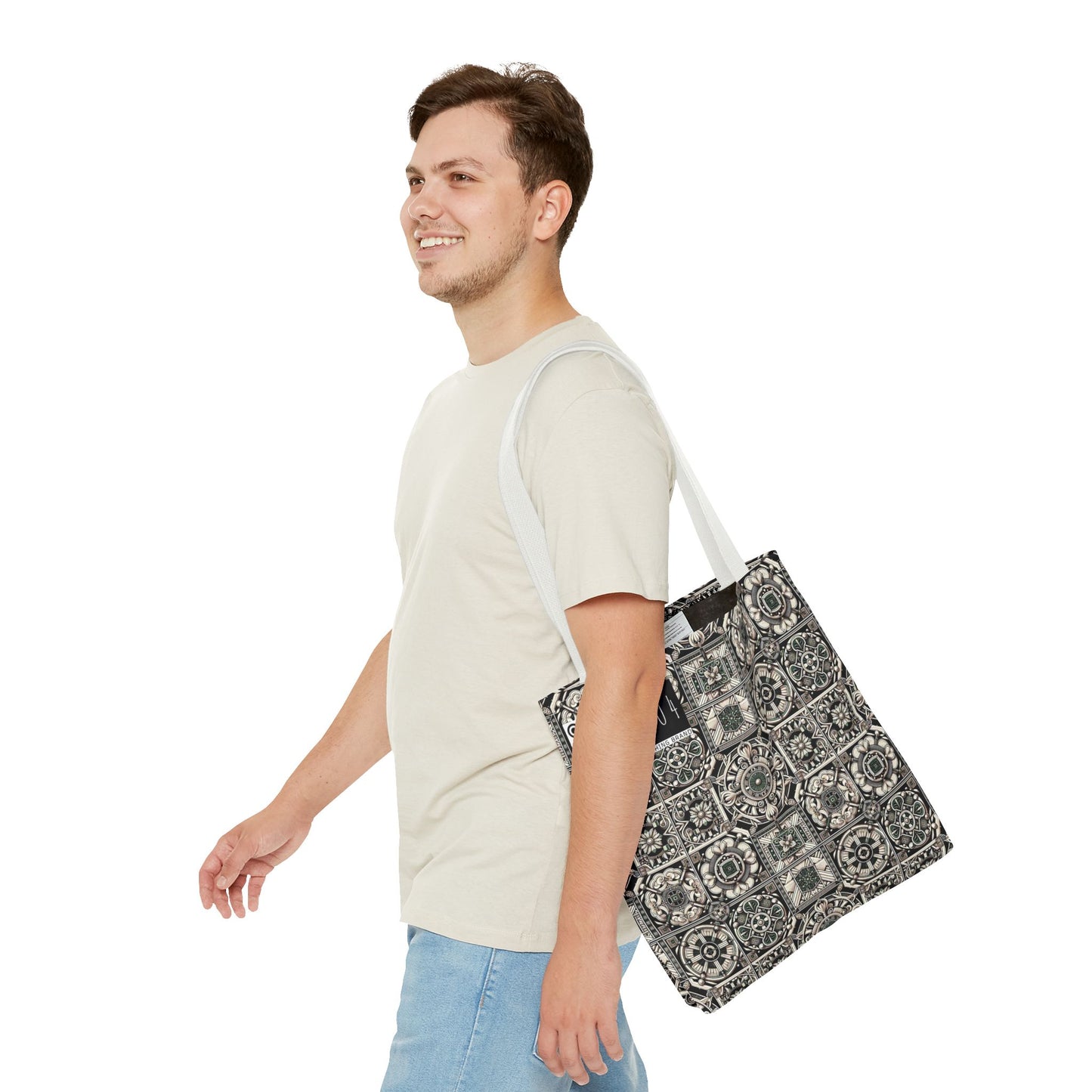 Cyber Garden Party Tech Garden Extravaganza Tote Bag - 8404 Design-45