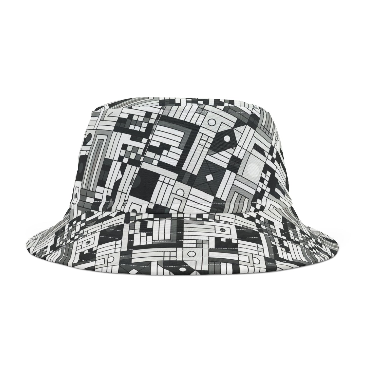 Digital Minimalism Minimalist Tech Bucket Hat - 8404 Design-43