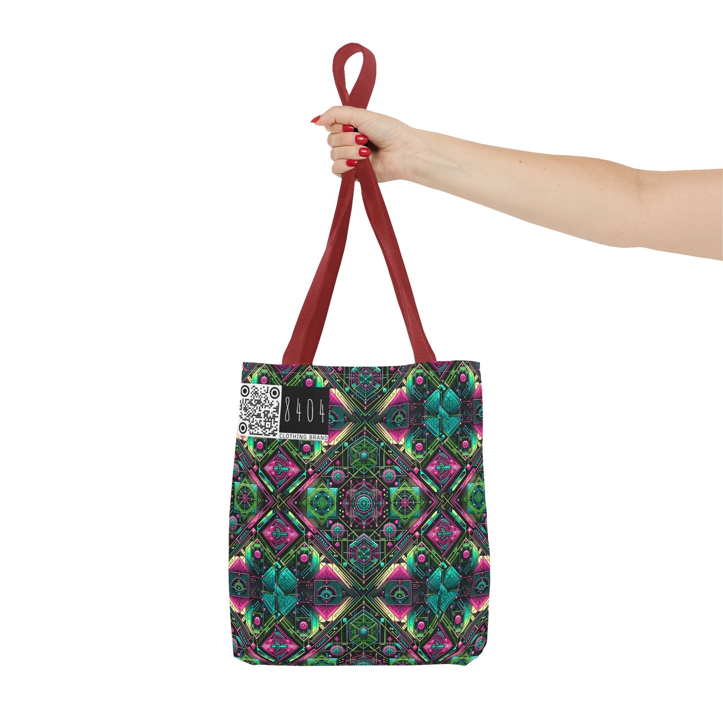 Tech-Infused Graphics Tech-Forward Streetwear Tote Bag - 8404 Design-45
