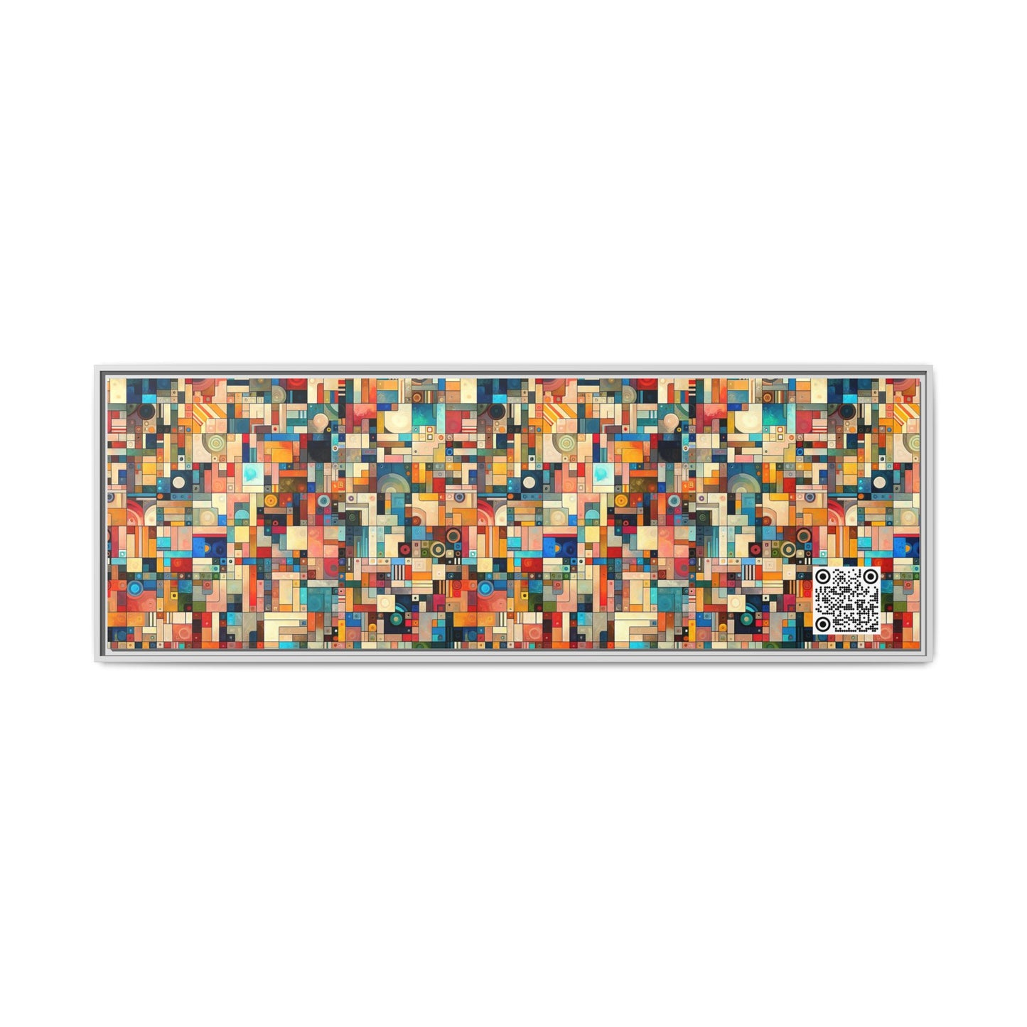 Digital Artistic Expression Artistic Streetwear Matte Canvas, Framed (multi-Color) - 8404 Design-46 B