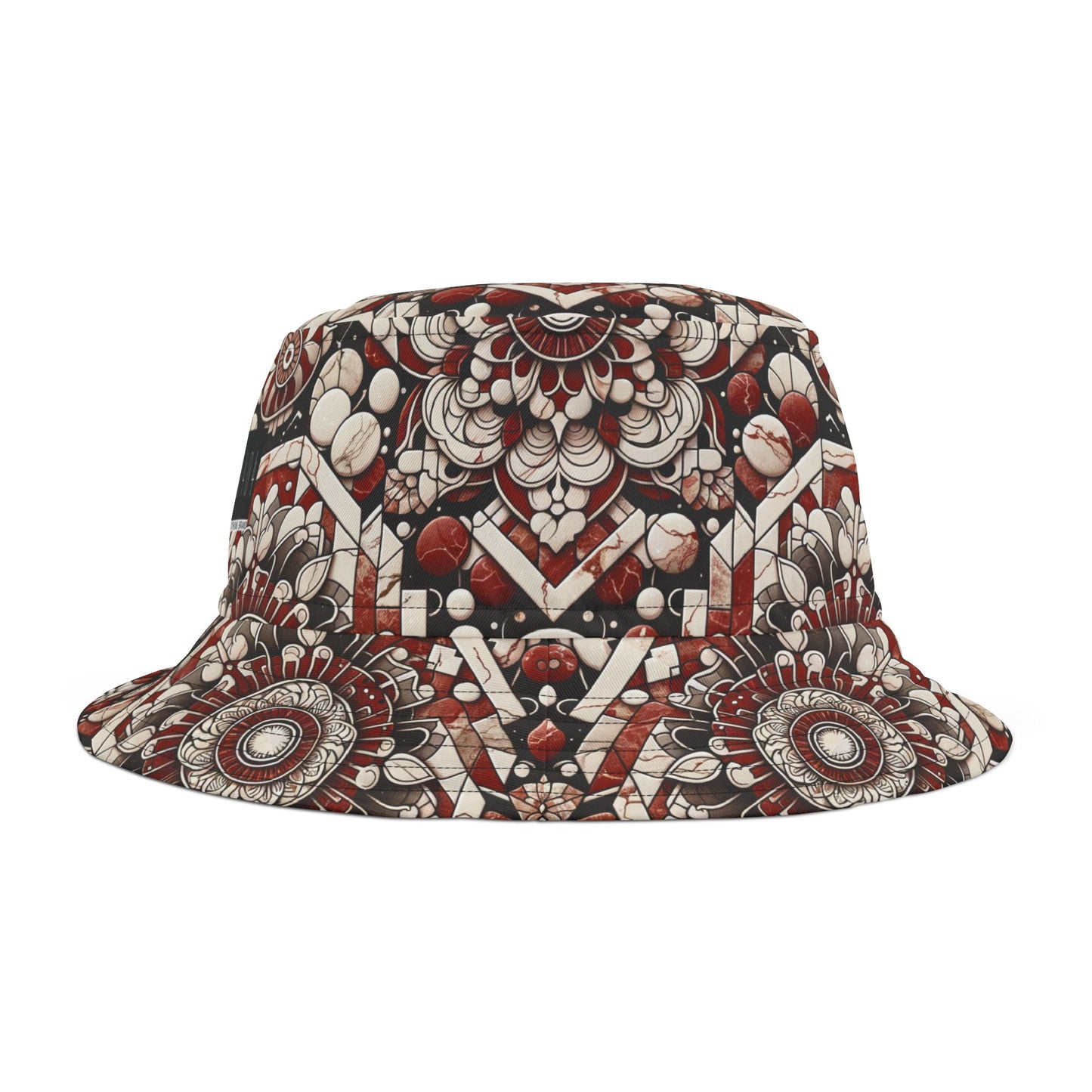 Neo Jomon Sculptural Aesthetics Artisanal Streetwear Bucket Hat - 8404 Design-55