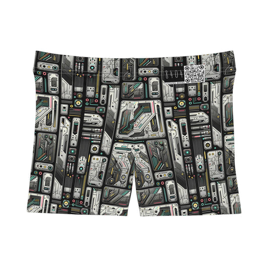 Tech Utility Gear Tech-Forward Minimalism Women's Shorts - 8404 Design-45