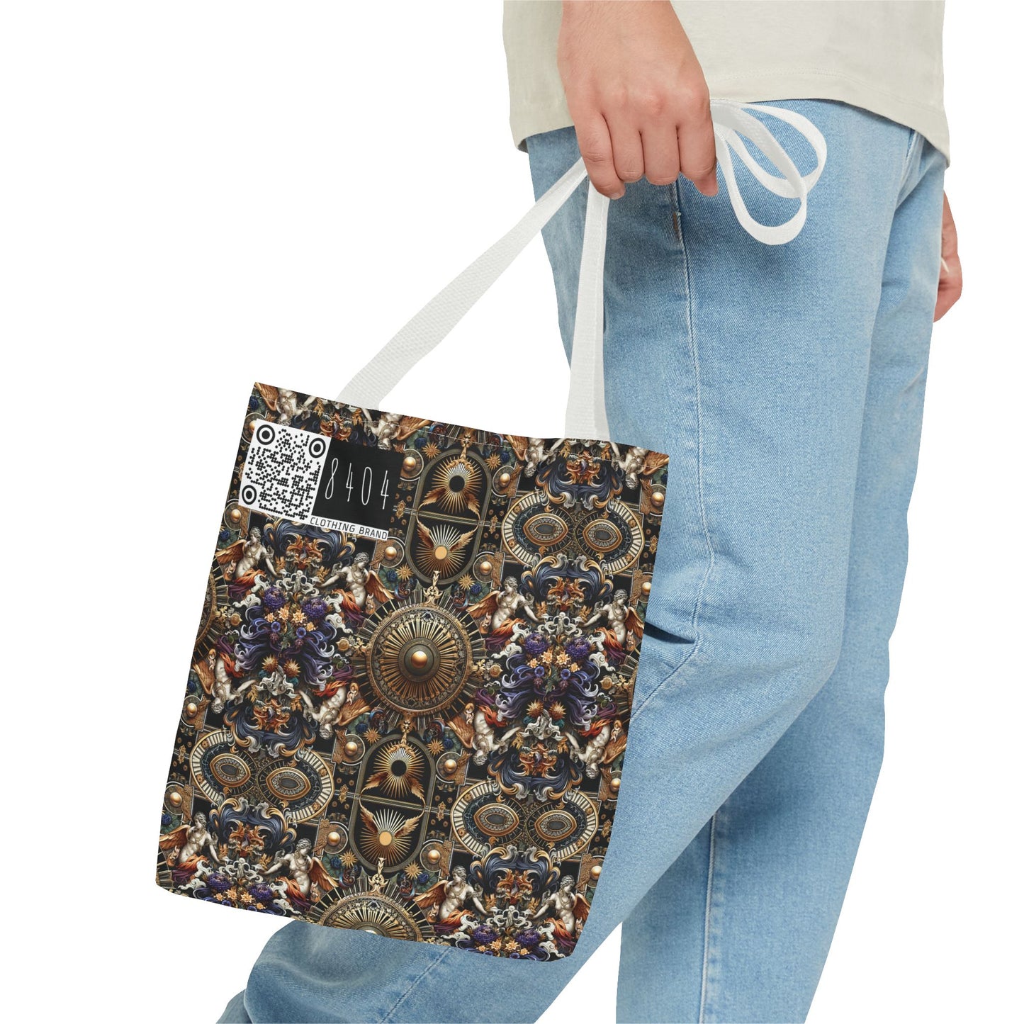 Digital Renaissance Luxurious Streetwear Inspired By Classical Art With a Modern Twist Tote Bag - 8404 Design-55