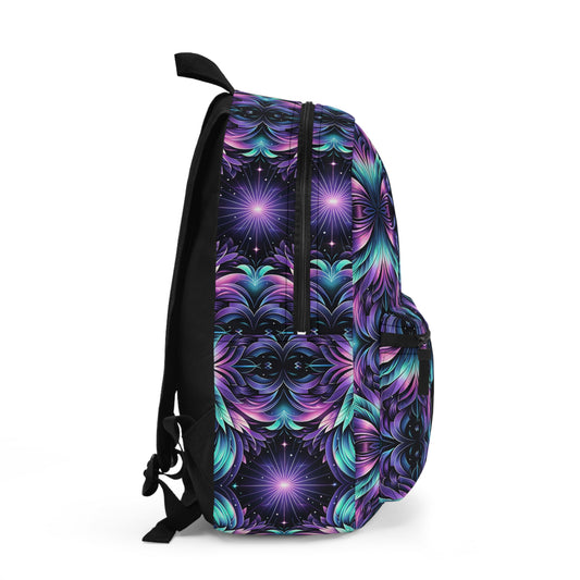 Iridescent Dream Futuristic Tech Backpack - 8404 Design-60