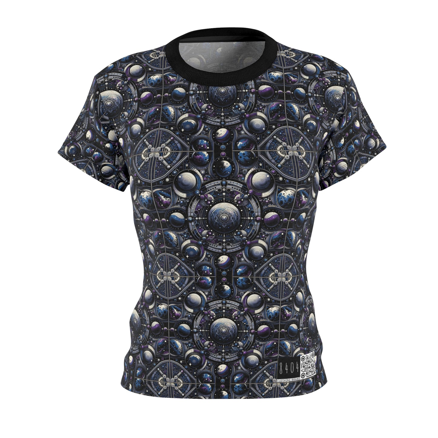Tech Astronaut Tech-Forward Streetwear Meets Space Exploration Women's Cut & Sew Tee - 8404 Design-46