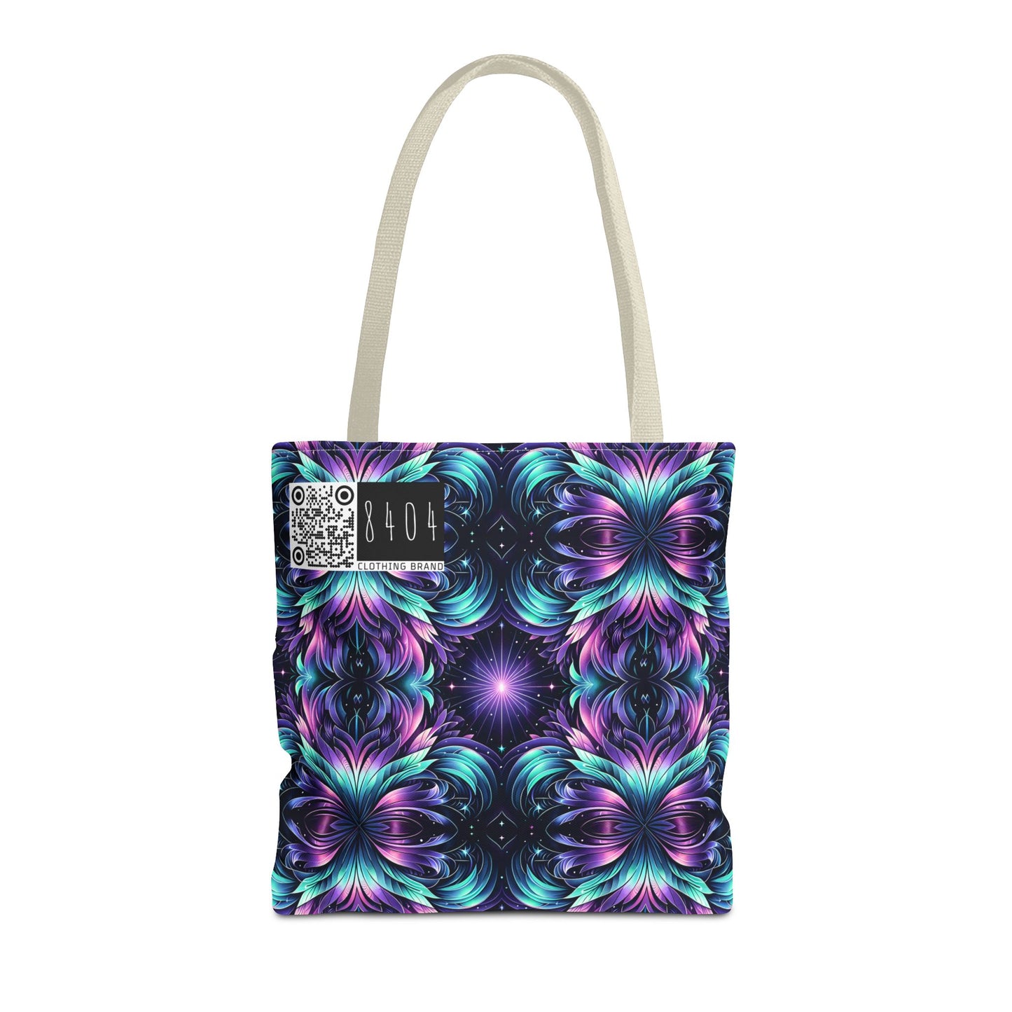 Iridescent Dream Futuristic Tech Tote Bag - 8404 Design-60