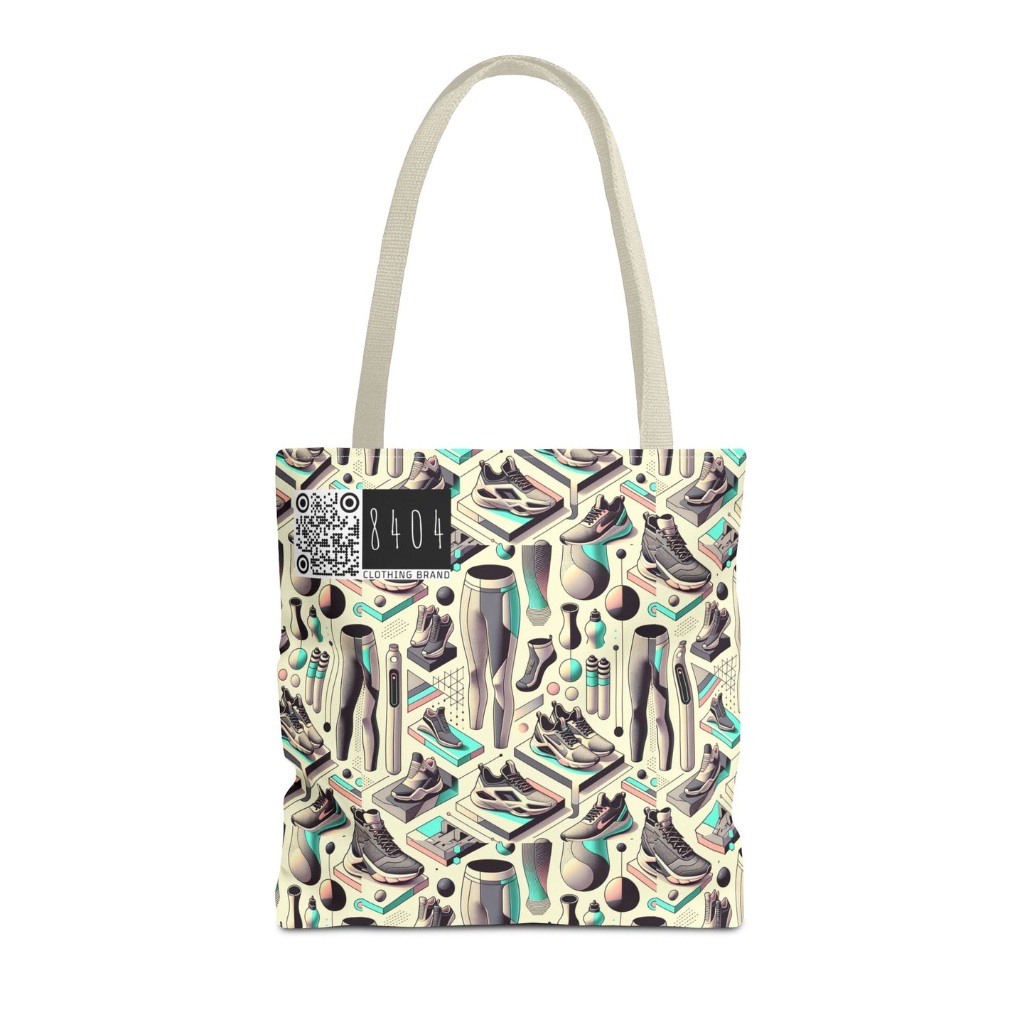 Tech-Infused Athleisure Futuristic Athletic Tech Tote Bag - 8404 Design-44